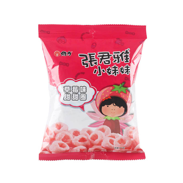 张君雅小妹妹草莓甜甜圈40g